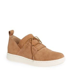 Eileen Fisher Tan Kipling Nubuck Leather Sneakers